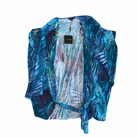 NWT JLUXLABEL Turquoise Dreams Halter & Duster Set - Picture 11 of 16